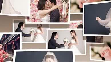二维图片墙婚礼婚庆电子相册AE模板视频的预览图